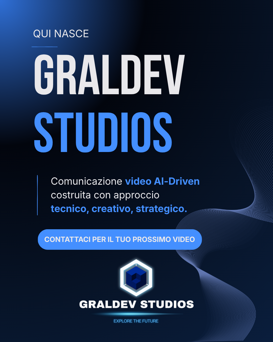 Graldev Studios e comunicazione video AI-driven con approccio tecnico, creativo e strategico